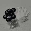 ZOOFOX Set of 8 Luggage Suitcase Replacement Wheels, 50 x 18mm PU Caster Wheels Bearings Repair Kits, Shelf Replacement Wheels for Luggage