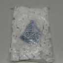 MroMax 100Pcs Plastic Corner Braces White L Brackets, 0.79" x 0.79" x 0.59" (LxWxH) Right Angle Bracket, Ideal for Supporting/Reinforcing Light-Duty Shelves, DIY Projects and Furniture Assembly