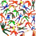 35PCS Sticky Wall Climbers Sticky Hands Ninja Party Favors for Kids 3-5 4-8 8-12 Birthday Summer Goodie Bag Stuffers Classroom Treasure Box Toys Carnival Prizes Bulk Treat Gift Trinkets Pinata Fillers