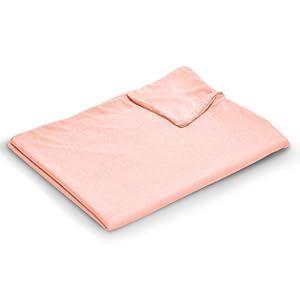 EXQ Home Weighted Blanket Cover 48x72 -Twin Size Premium Soft for Weighted Blanket with Zipper, Machine Washable Duvet Cover (Dark Blue, Duvet Cover Only)