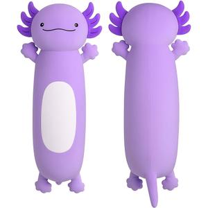 36 inch Cute Giant Purple Axolotl Plush Soft Body Pillow, Large Squishy Plushies Axolotl Stuffed Animals Toy, Gifts for Kids Boys Girls Birthday, Halloween, Christmas