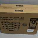 Glass Meal Prep Containers 12-Pack, 22oz Glass Food Storage Containers with Lids, Air-Tight, Leak-Resistant, Freezer to Microwave Safe-Pink Set