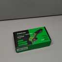 Cardboard Cutter, Rechargeable Cordless Electric Scissors, 4V Upgrade Motor Electric Box Cutter with 2 Blades, Safety Lock & LED Light, Powerful Cutting for Cardboard Box, Plastic, Leather (Green)