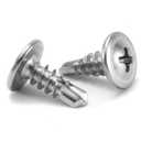 #8 x 1/2" Sheet Metal Screws 250PCS 410 Stainless Steel Truss Head Fast Self Tapping Screws by SG TZH (Silver)
