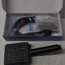 MakeFit Filtered Shower Head Black - 6 Modes High Pressure Handheld Shower Head with Filter Mineral Beads, Detachable Handheld Showerhead Set with Stainless Steel Hose and Shower Arm Bracket