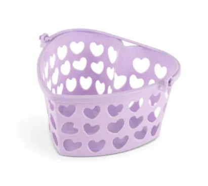 Core Heart Shape Cut Out Basket, Purple