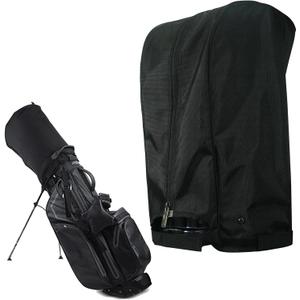 Golf Bag Rain Cover Hood with Snap Button, Universal 1680D Nylon Waterproof Material Dustproof Club Protector
