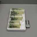 Baquler 3 Pcs Christmas Flameless Candles Projector with Remote Timer - Christmas Tree Projector Lights LED Candles Battery Operated for Xmas Home Indoor Holiday Party Decorations