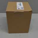 DAYYET Salt and Pepper Bowls, 10 oz Salt Cellar with Lid, Stacked Ceramic Salt Pepper Container with Acacia Wood Lid, Salt Box for Countertop, Modern Kitchen Decor, Set of 2, White