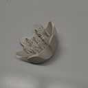 Shark XSKHD4DA FlexStyle Curl-Defining Diffuser, Attachment for Shark FlexStyle Blow Dryers, Styling Tool for Wavy, Curly, and Coily Hair, Enhance Natural Curls, Extendable Prongs, Stone