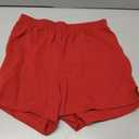 Soffe Women's Womens Authentic Cheer Shorts, 3 Inseam, 2 Pack (Red, M)
