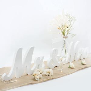 Mr & Mrs Sign for Wedding Table, Large Mr and Miss Wooden Letters, Party Decoration Head Table Wedding Wood Letter, Just Married Sign Anniversary Party Valentine's Day Decor (white) Mr & Mrs Sign for Wedding Table, Large Mr and Miss Wooden Letters, Party Decoration Head Table Wedding Wood Letter, Just Married Sign Anniversary Party Valentine's Day Decor (white)