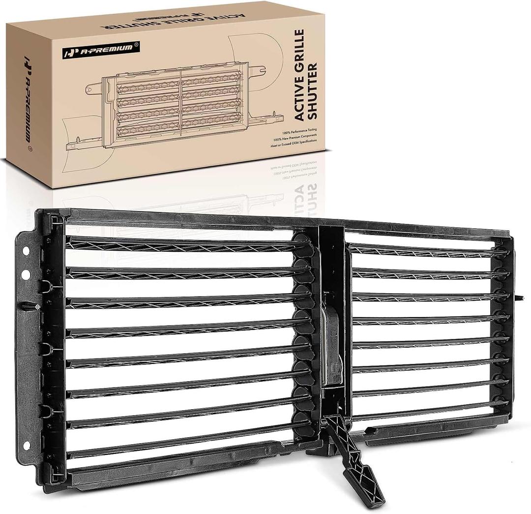 A-Premium Front Upper Radiator Grille Air Shutter Actuator Compatible with Chevrolet Equinox & GMC Terrain, 2019 2020 2021 2022 2023