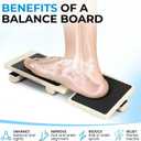 2 x Ankle Foot Strengthener & Balance Board, Physical Therapy Equipment for Sprained Ankle Recovery, Plantar Fasciitis Relief and Posture Correction