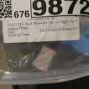 Baby Sneakers Boys Girls Slip On Shoes First Walking Crib Shoes White 12.5 Cm 6-12 Months