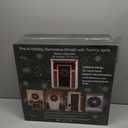 Lighted Christmas Wreath 28'' Artificial with 30 LED Multi-Color
