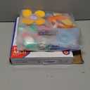 Adjustable Baby Stroller Arch Toy, Car Seat Toys for Infants 6-12 Months Bassinet Hanging Toy Bar Attachment with Mirror & Sound, Crib Comfort Gift for Birthday, Baby Shower (Ocean)