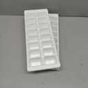 Sterilite Set of Two Stacking Ice Cube Trays, Easy release, 16 Cubes Each, BPA-Free, White 