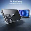 2 x ESR for iPhone 16 Case, Military-Grade Protection with Shock-Absorbing Corners, Scratch-Resistant and Anti-Yellowing Acrylic Back, Slim Protective Phone Case, Air-Armor Series, Clear