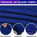 Howhic Stretch Chair Covers for Dining Room Set of 2, Removable Washable Dining Room Chair Covers, Dining Chair Slipcovers Seat Protector, Great for Home Decor and Banquet (Classic Blue, 2 Pack)
