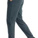 GuaGal Men's Lightweight Joggers Pants with Zipper Pockets Sweatpants for Men Athletic Workout Jogging Pants Blue L