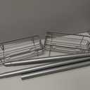 Zenna Home Tension Pole Shower Caddy Corner Organizer, Adjustable Standing Shower Caddy with 4 Shelves, Rustproof Bathroom Tension Rod Organizer, 60 to 108 Inch, Satin Chrome