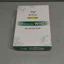 HUA Kinky Curly Short Wigs for Black Women Human Hair Chocolate Brown Mix Medium Auburn Curly Human Hair Wigs for Black Women Glueless 4/30 Color Short Wigs for Women (8 Inch)