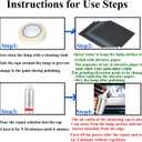 Headlight Restoration Car Headlight Lens Scratch Repair Polish Tool with 100 ml Restoration Liquid,Auto Headlight Vapor Renovation Kit with UV Block Coat to Remove Yellowing/Scratch/Haze/Oxidation, Atomizer Cup Set