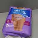Always Discreet Adult Diapers for Women, Incontinence Underwear, Postpartum Essentials, Disposable Briefs, Max Absorbency, Bladder Leak Protection, Extra Large/XL, 15ct
