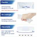 Urine Test Complete Kit  2 oz to 4 oz Sample Bag on Belt, 43.3 Hi-Stretch and Comfortable Concealed Belt, Urine Test Thermometer Stickers and Silicone Funnel, Sample Guard Belt