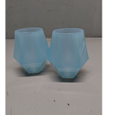 Wine2Go Diamond Silicone Wine Glasses 9oz 2-Pack