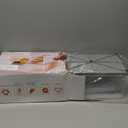 Upgrade Bread Slicer for Homemade Bread with Bread Box, Bread Slicing Guide Adjustable Width, Foldable and Compact Cutting Guide with Crumb Tray, Suitability for Homemade Bread, Bagels,Cakes