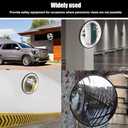 12" Acrylic Convex Mirror  Adjustable Wide Angle View Traffic Mirror for Enhanced Security Coverage in Rooms, Offices, Warehouses, Parking Lots, and Addressing Corner Blind Spot Areas