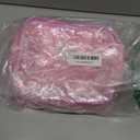 12-Pack Cheer Makeup Bag Bulk - Clear PVC Cheer Cosmetic Pouch with Zipper & Handle, Transparent Travel Makeup Bags for Cheerleaders, Dance Teams, Gymnastics Gifts, Pink