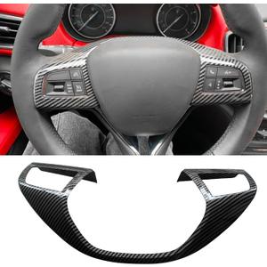 YOCTM ABS Black Carbon Fiber Look Cover Trim Decorative Strip for Maserati Levante 2016 2017 2018 2019 2020 2021 Ghibli 2014 2015 2016 2017 2018 2019 2020 2021 Interior Sets