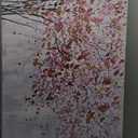 CHUDANHAO Colorful Flowers Canvas Art Prints Pink and Red Tree Wall Decor 24"x48" Bedroom Plant Wall Art Office Artwork Living Room Posters