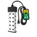 Immersion Water Heater 1800W 120V with Digital Thermostat Control, Dry Burn Protection Alarm, Real-Time Temperature Display, 14AWG Heavy-Duty Cord, Industrial Heating Tube for Buckets & Bathtubs