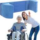 Adjustable Wheelchair Lateral Support Cushion with Foam Wedge - Stabilizer Attachment for Comfortable Chair Side Pads - Ideal for Elderly (Standard)