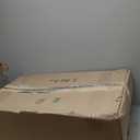 Amazon Basics Solid Wood Saddle-Seat Counter Height Bar Stools for Kitchen Island and Home Bar with Footrest, 29-Inch Height, Walnut, Set of 2