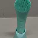 PRITECH Silicone Face Scrubber, Rechargeable Facial Cleansing Brush with Heat Massage End, Vibrating Exfoliator Scrubber for Deep Cleaning, Waterproof Face Brush for Women and Men (Green)Amazon's Choice