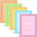 5x7 Colorful Picture Frame Set of 5, Wall Gallery 5 x 7 Glitter Photo Frames, Sparkle Cute Fun Artwork Frame for Wall or Tabletop
