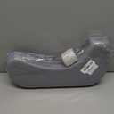 Two-Piece Commode Seat Pad,Waterproof Soft Toilet Seat Cover (Frame NOT Included),U-Shape Replacement PU Cushion with Clips for Elderly Bedside Shower Wheelchair for Elderly Comfort