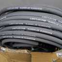 3/8" 4800PSI Pressure Washer Hose 200FT with Swivel Quick Connect for Cold/Hot Water Max 248F, Kink Resistant Steel Wire Braided, Wear Resistant Power Washer Hose with M22 14mm Adapter (Gray)