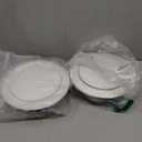 100mm OD Hole Plugs, 2 Pack Round Snap in Type Locking Hole Tube Post Pipe Insert End Cap for Pipeline Protection, White