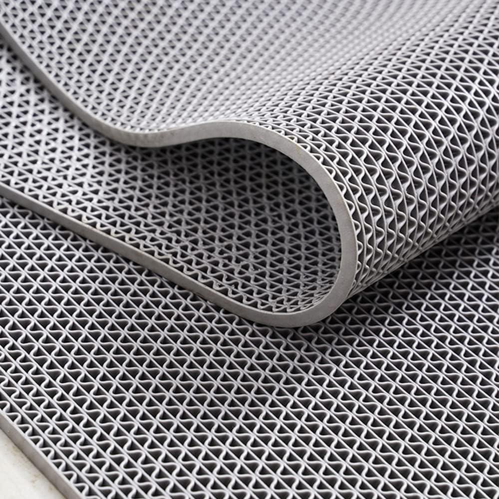 jxgzyy 3ft x16.4ft Drainage Non Slip Mat Commercial Floor Mat PVC Drainage Bathroom Pool Floor Mat Mesh Big Hollow Door Mat Roll for Swimming Pool Shower Room Bathroom Indoor Outdoor Wet Area