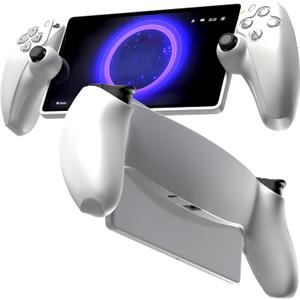 for PS5 Portal Silicone Protective Cover, Soft PS5 Skin Case for PlayStation Portal 2023 Remote Player, Silicone Case Anti-Slip Accessories Skin - White