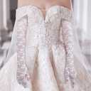 Lace Gloves, Bridal Floral Lace Gloves for Women - Tea Party, 1920s Costumes, Prom, Masquerade - One Pair, Length 21.3inch (White)