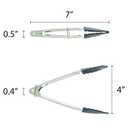 Thunder Group SLTHUT507 Utility Tongs 7"L Locking Ring