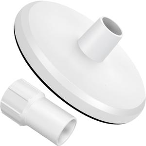 SP1106 Pool Skimmer Vac Plate with 1-1/2" Vacuum Hose Cuff Kit, Compatible with Hayward SP1082 SP1084 SP1075 SP1085 SP1091WM & Pentair 513330 In Ground Pool Skimmer Basket Vacuum Adapter Parts