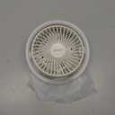Burlan White Desk Fan With LED Light